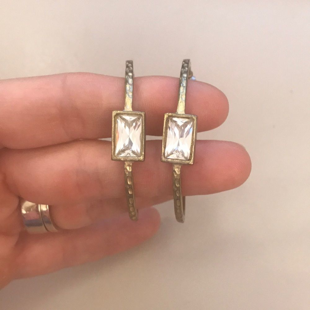 Gold hoops! - Picture 2 of 2
